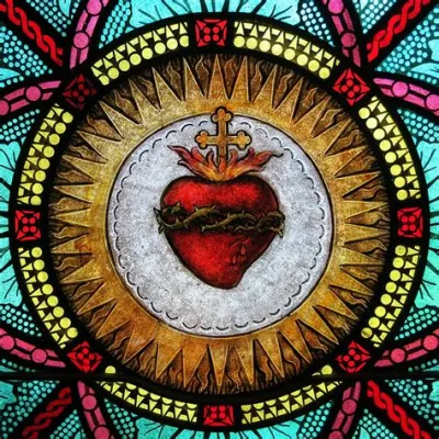 “The Sacred Heart”?:  Mystical Symbolism and Vibrant Colors on Ceramic Vessel